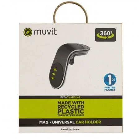 Muvit Soporte para Coche de Smartphone con Ventosa - MUVIT MCCHL0007
